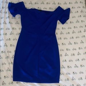 Blue short dress USED ONCE!